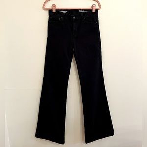 Gap Flare Black Denim Jeans